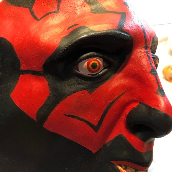 Lucus Films Ltd Darth Maul Halloween Cosplay Mask - Picture 8 of 12